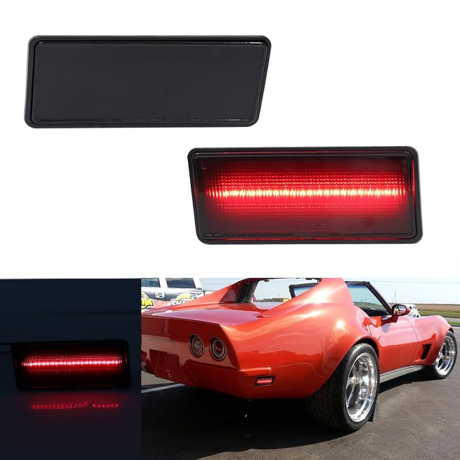 パーツ Corvette 1974-1982 Bubble Taillight Kit Ecklers United Pacific Custom Bubble Taillight LED (75-82
